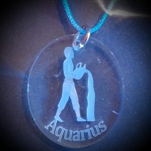 Zodiac Necklace Aquarius