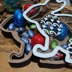 Easter Egg Bunny tray with lid