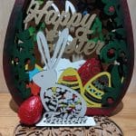 Personalized Easter bunny place holder