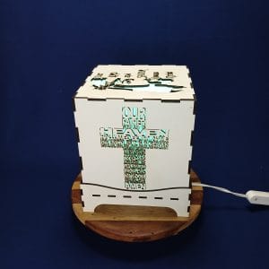 Image of the Night Light of Christ left side panel