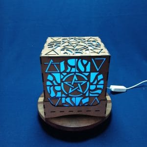 Pentacle Side Table Lamp