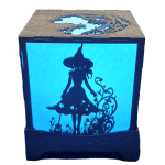 Night Light - Witchy Silhouette back view