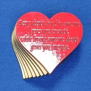 twisted heart box small