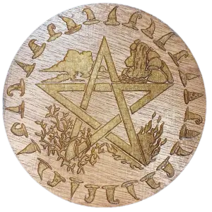Image of the Elemental Pentacle coaster