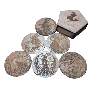 image of all our Witchy Coasters together