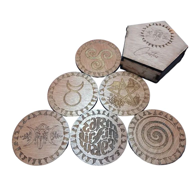 Images of the Witchy symbol Coasters