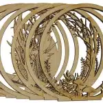 Image of the Fairy sitting on a mushroom paint Me Set