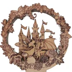 Image of a Fairy with a Dragon paint Me Set