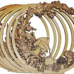 Image of a Fairy with a Dragon paint Me Set