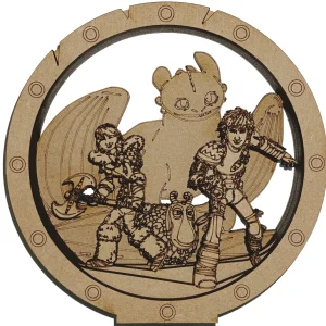 Image of the Toothless, Hiccup & Astrid paint Me Set