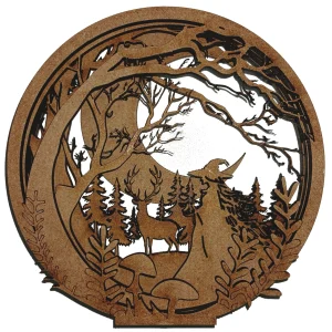 Image of a Witch with a Stag paint Me Set