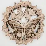 Image of our multi-layered butterfly Paint me set