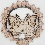 Image of our multi-layered butterfly with a Fairy Paint me set