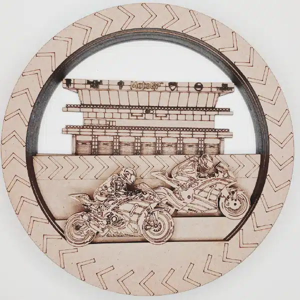 Image of our multi-layered Moto GP Paint me set