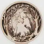 Image of our multi-layered Witch with a crescent Moon Paint me set