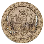 Image of an owl Paint set.